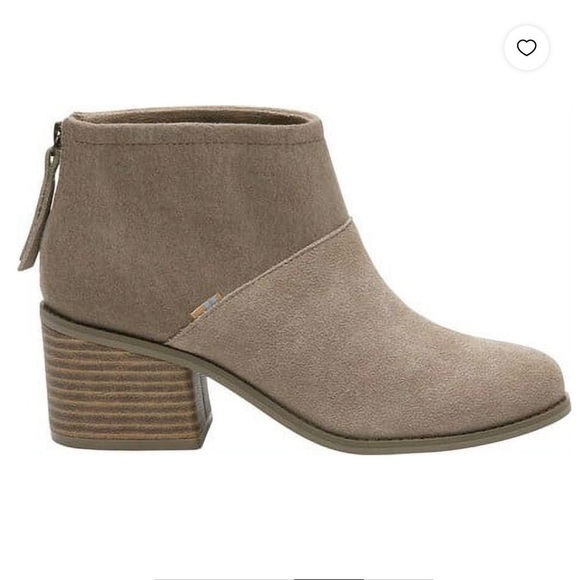 Toms Shoes - Toms Lacy Ankle Booties Two Toned Suede Women’s Size 5